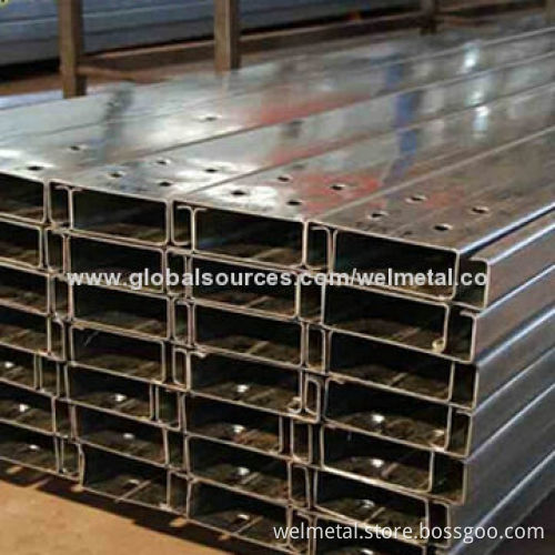 Hot dipped galvanized c section workshop purline